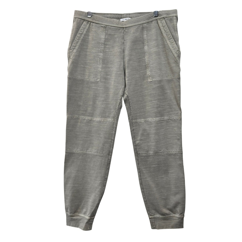 James Perse Jogger Estilo Pants Size 6 Grey Khaki Cotton Pockets Utility #1029 - Picture 3 of 9